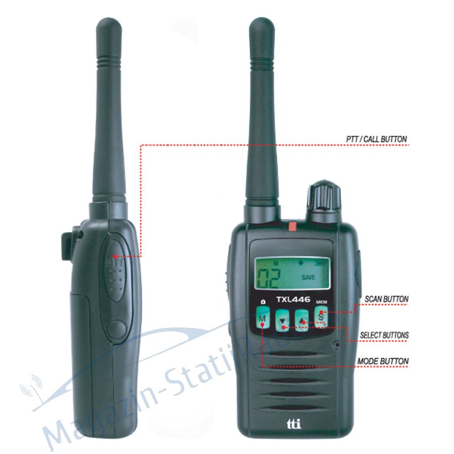 Statie radio PMR portabila TTi TXL-446PM