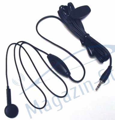 SET: Casti cu microfon  pentru statii pmr walkie-talkie Cobra