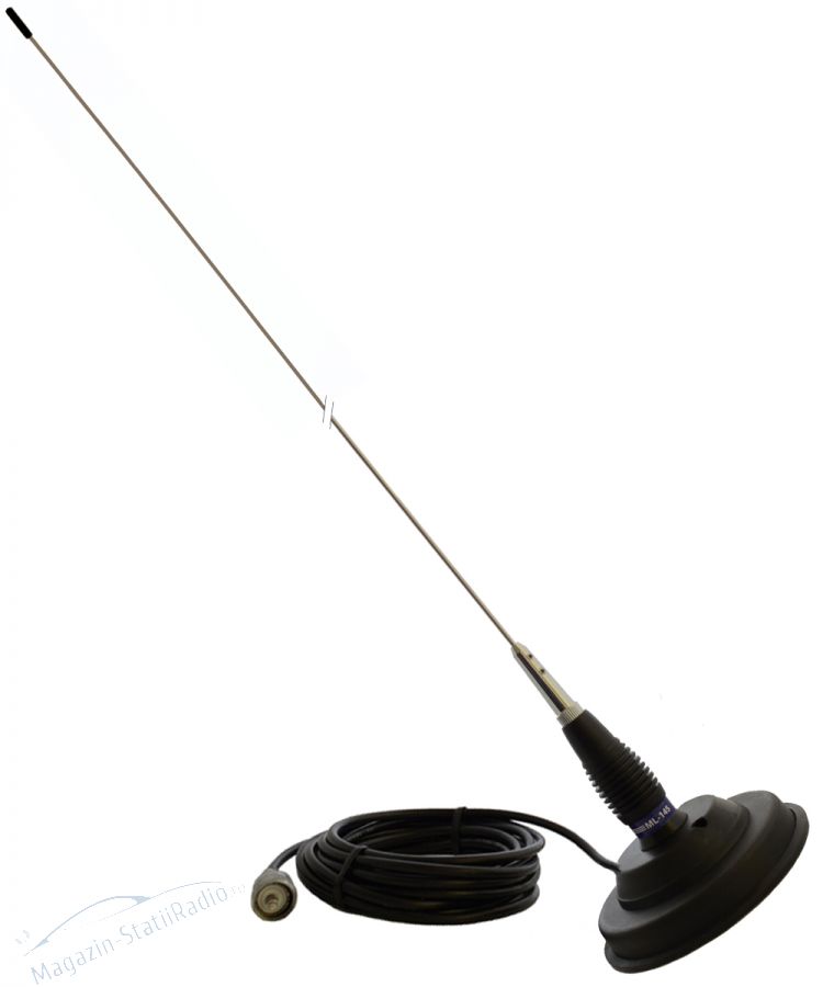 Antena CB PNI ML145 lungime 145 cm si magnet 125 mm inclus