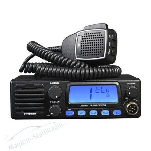 Statie radio CB TTi TCB 900, alimentare 12-24V si difuzor frontal