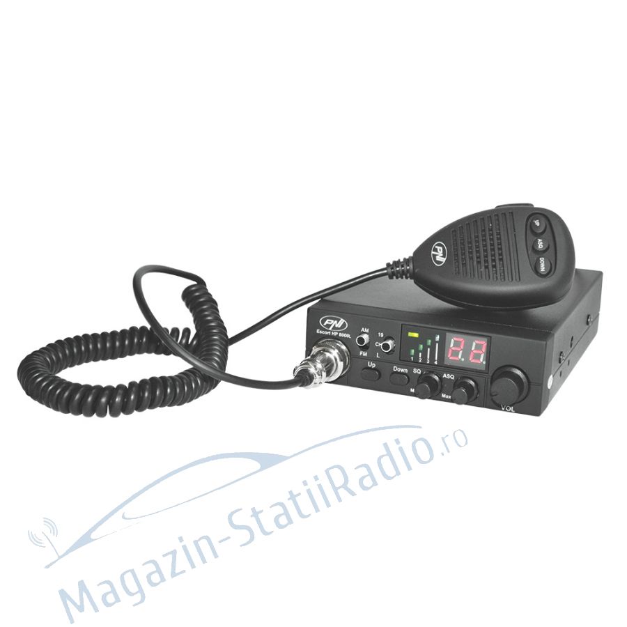 SET: Statie radio CB PNI Escort HP 8000L ASQ + Antena MEGAWAT ML147