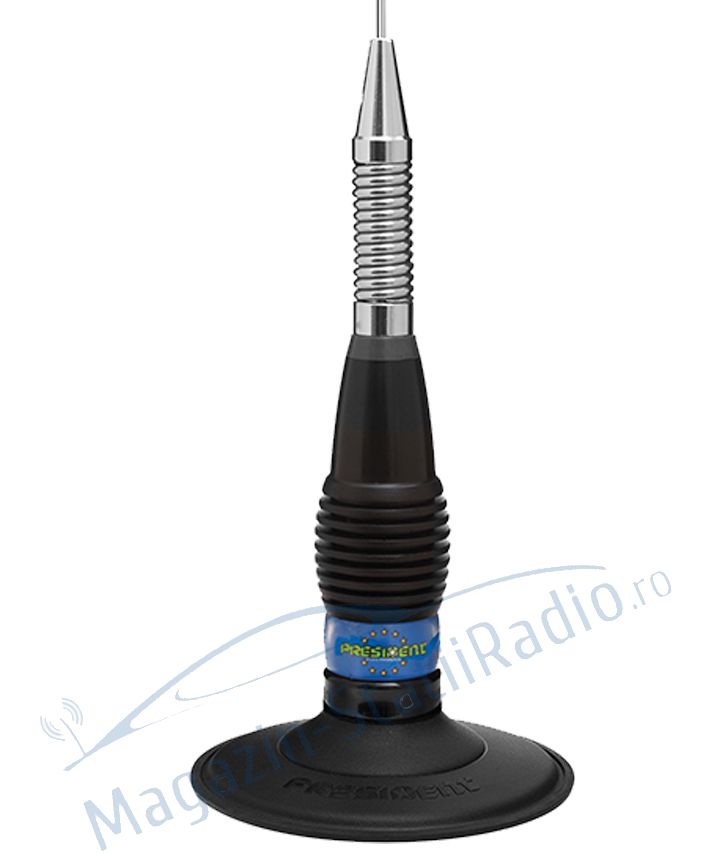 Antena President ML 145 UP + baza magnetica 120mm slim 