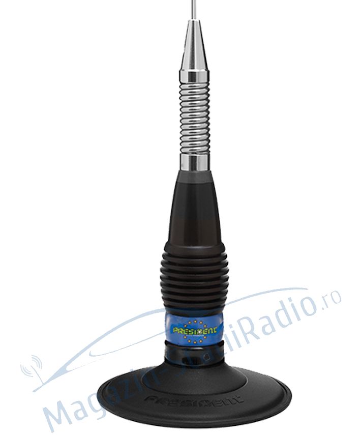 Statie Radio President BARRY FM, 12/24v ASC + Antena President ML145