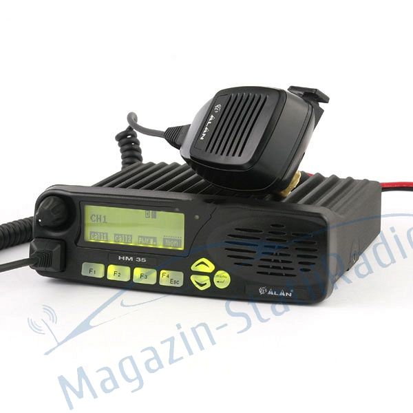 Statie radio VHF Midland Alan HM135 fara microfon, cu 5 tonuri pt TAXI, 135-174 Mhz
