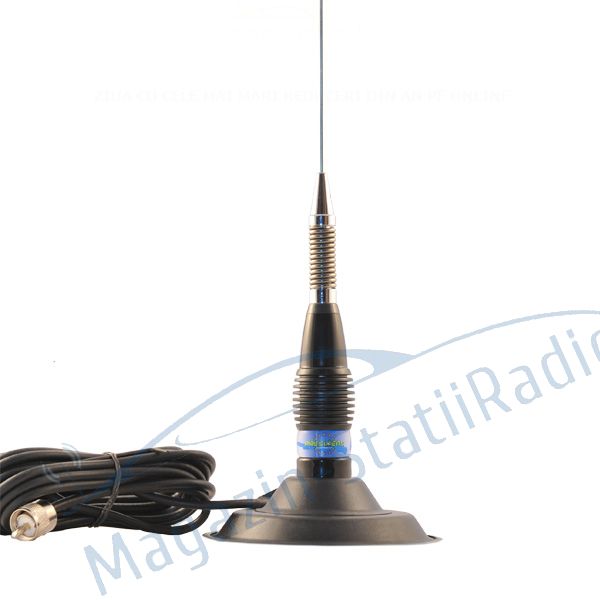 Antena President ML 145 inox + baza magnetica 145mm