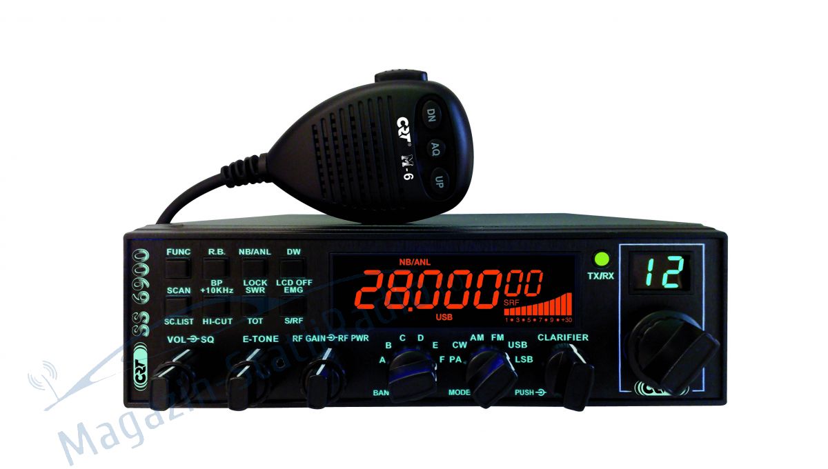 Statie Radio CRT SS 6900-10m, AM / FM / SSB / CW - programabile prin intermediul PC-ului 