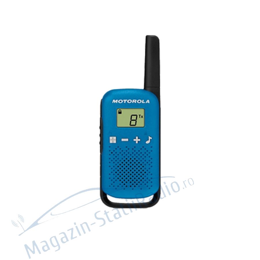 Statie radio PMR portabila Motorola TALKABOUT T42 Blue set 2 buc