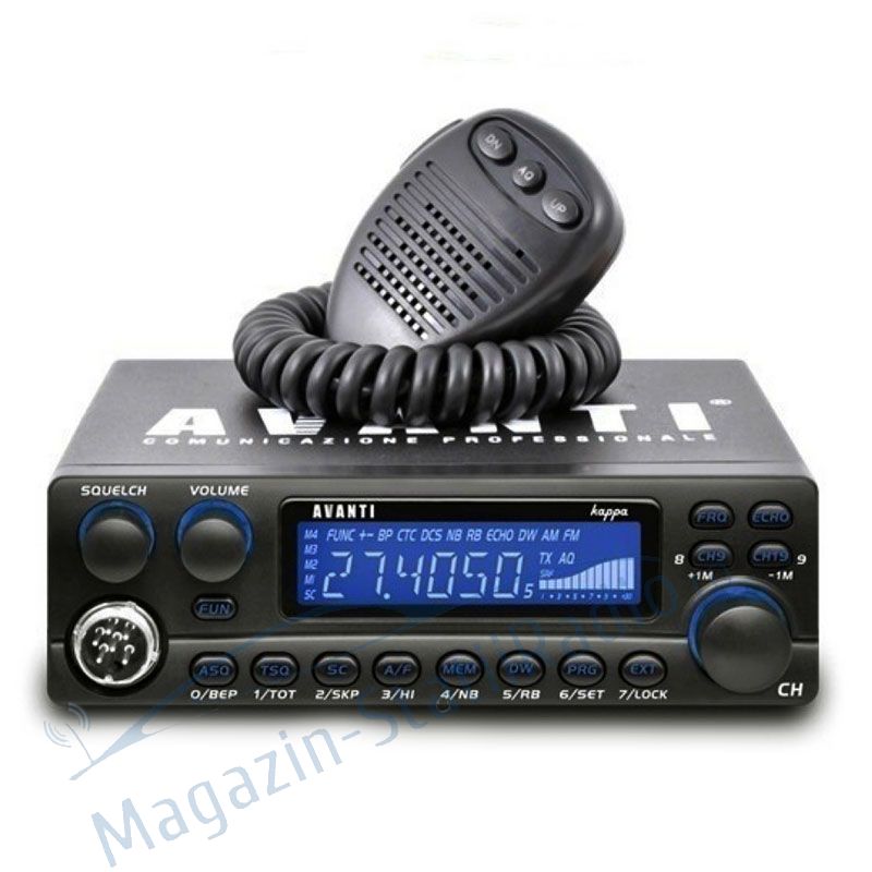 Statie Radio CB Avanti Kappa Professionale V2- Model nou, ASQ,RB