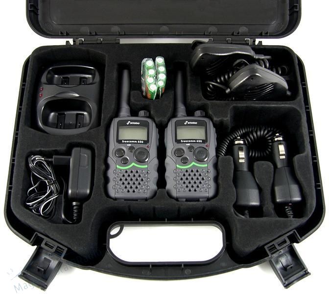 Set: Statie radio portabila semi-profesionala Stabo Freecom 650