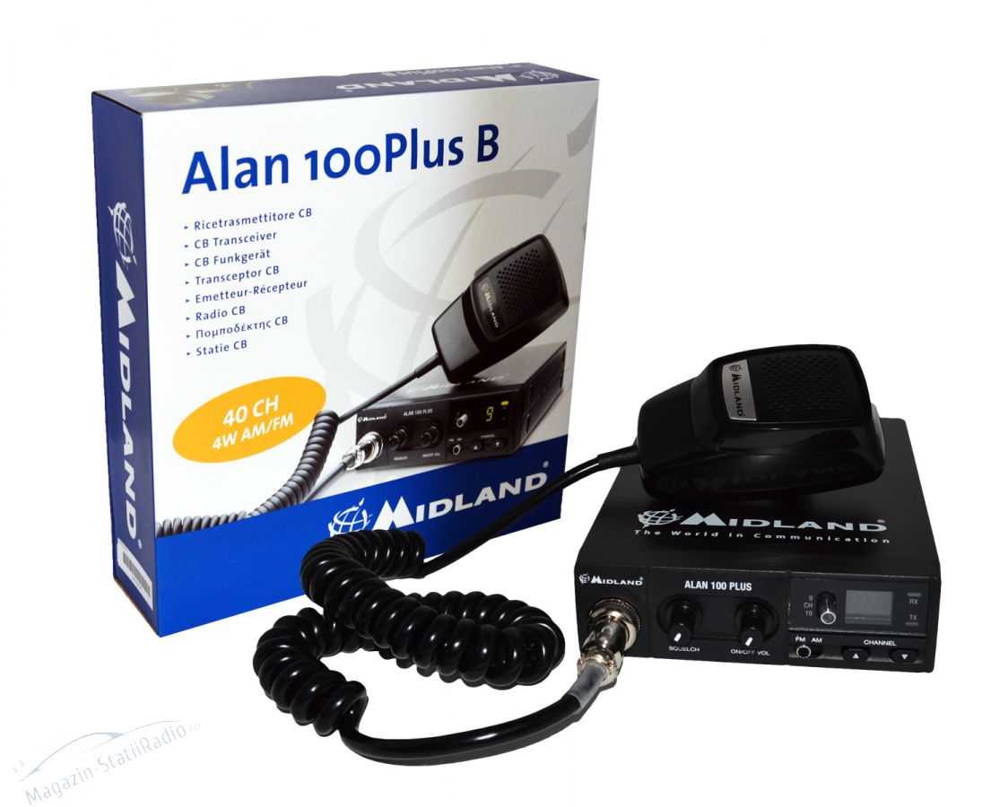 Statie radio CB Midland Alan 100 Plus B Romania 