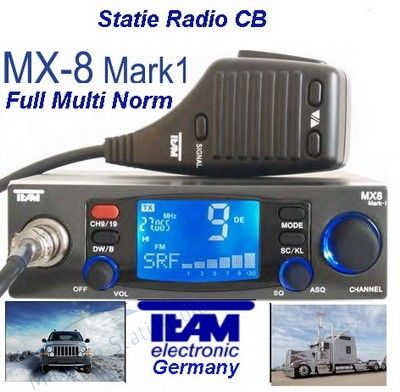 Statie radio CB Team MX-8  Mark 1 MODEL 2010
