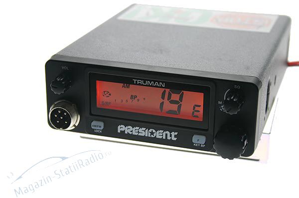 Statie Radio President Truman cu filtre muRata, 40 de canale AM/FM