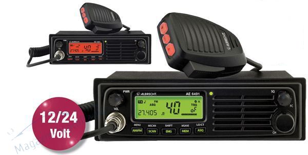Statie radio CB Albrecht AE 6491 convertor automat 12-24V