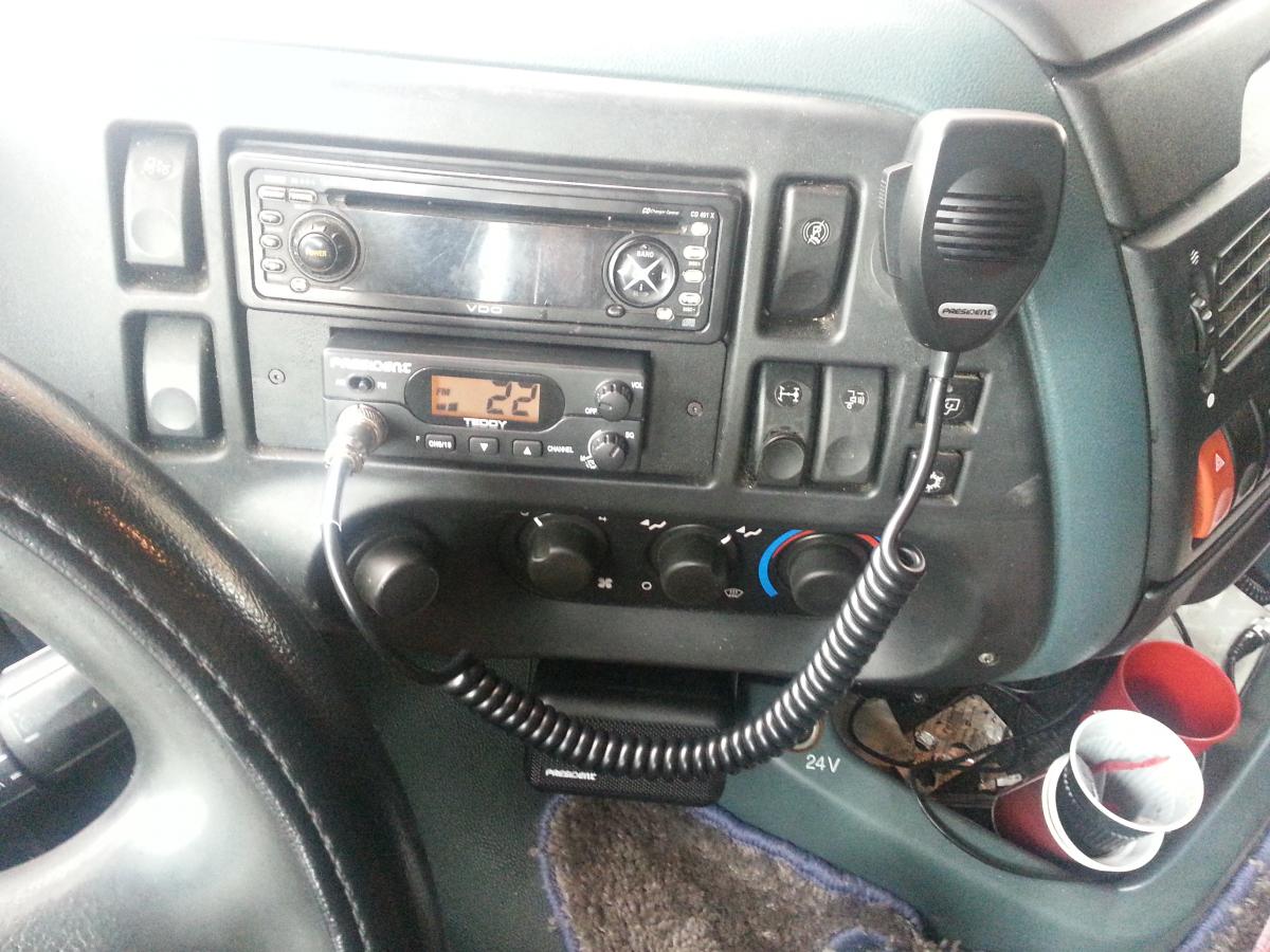 Montaj/Montare Statie radio CB pe TIR