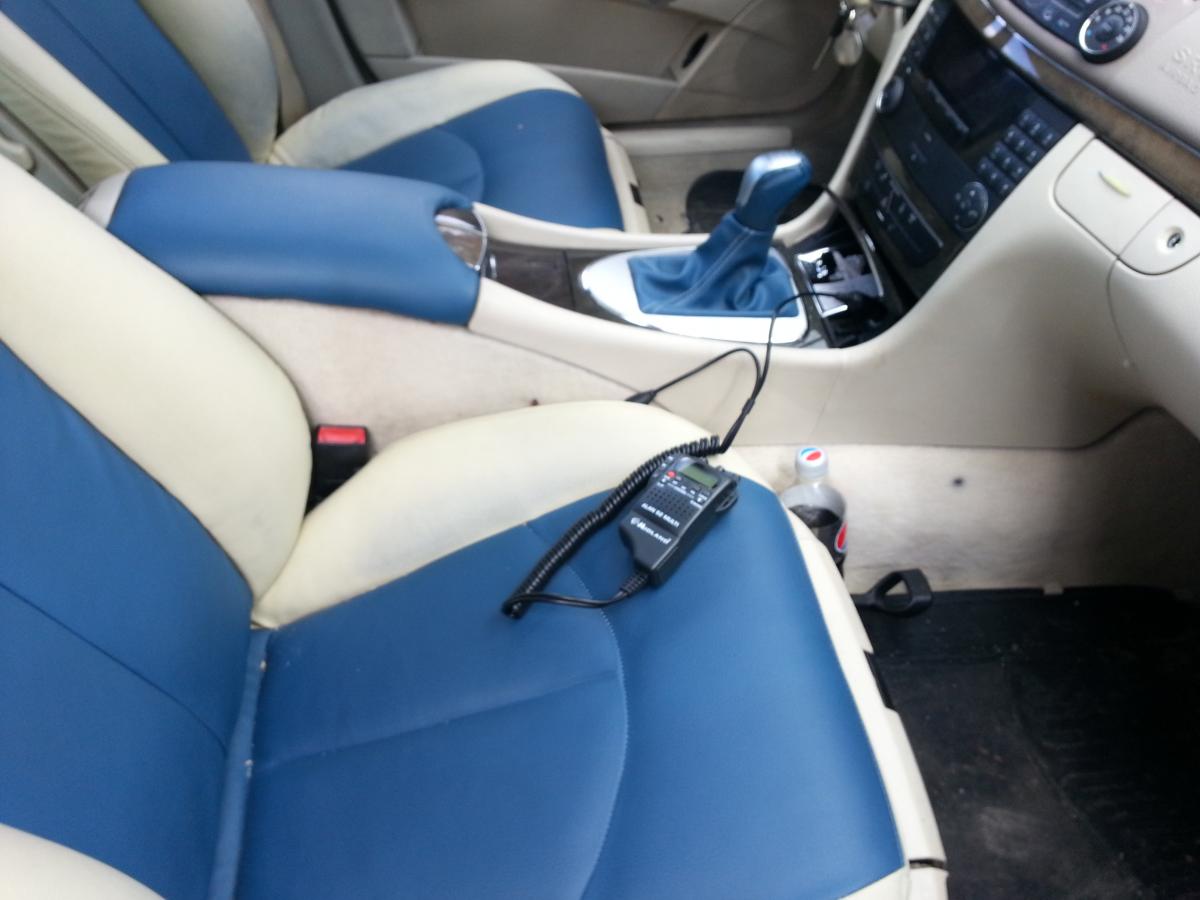 Montaj/Montare Statie radio + Antena radio CB pe MERCEDES