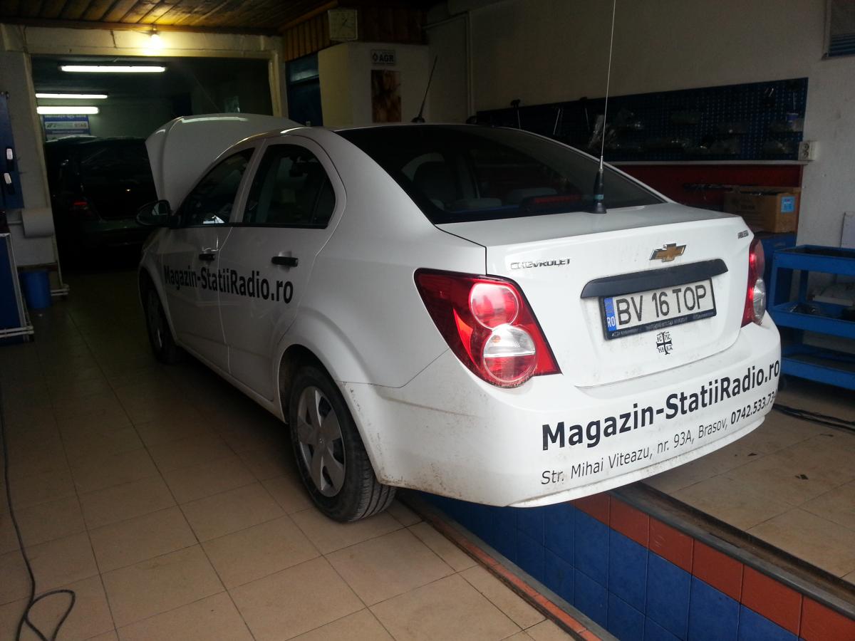 Montaj/Montare Antena radio CB pe Chevrolet AVEO II/Sonic